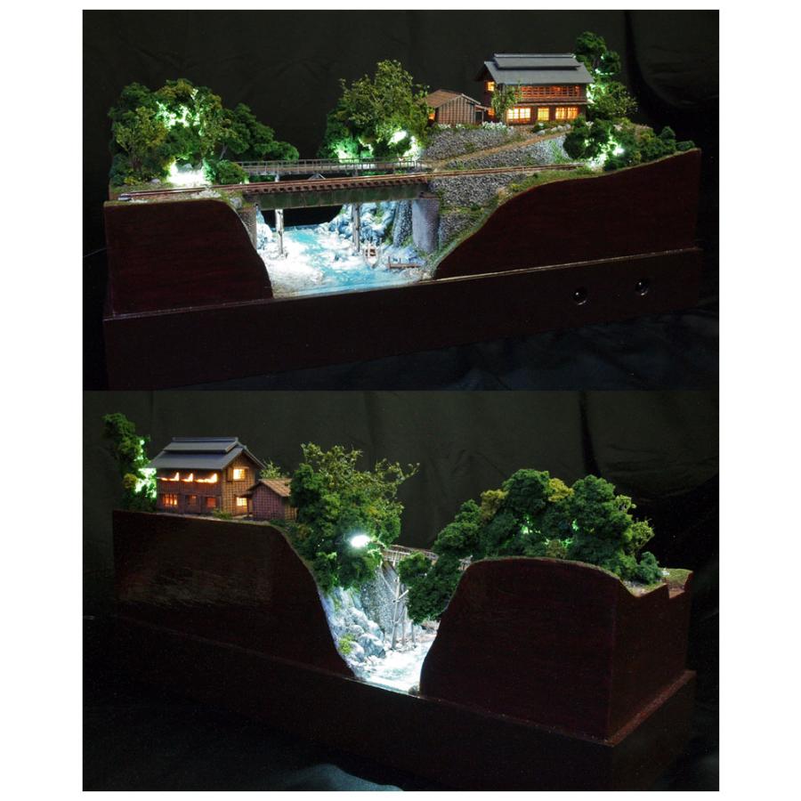 【アウトレット品】 養蚕農家と渓流と地方鉄道　：山尾比呂士　塗装済完成品　1/150サイズ 【DGJ2927089748】(105600円)