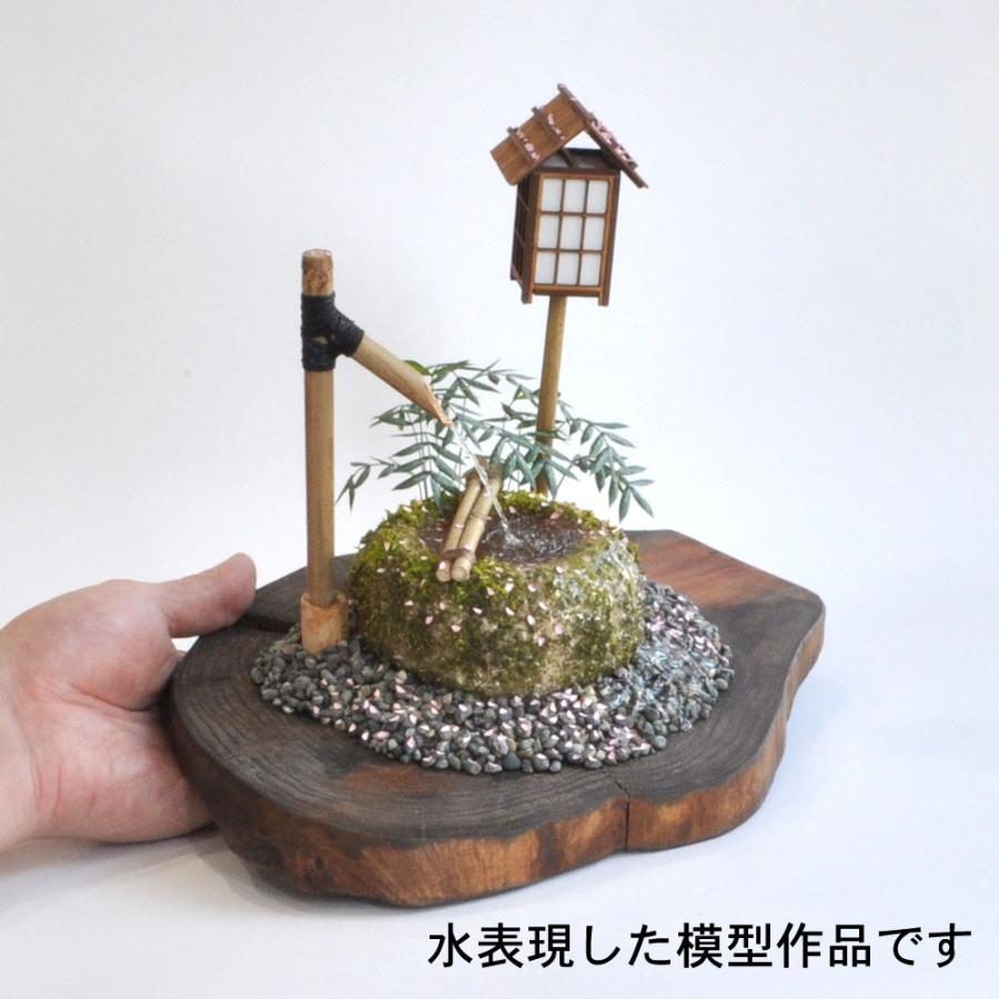 手水鉢（ちょうずばち） 桜 「千鳥」行灯 ：シック・スカート 塗装済