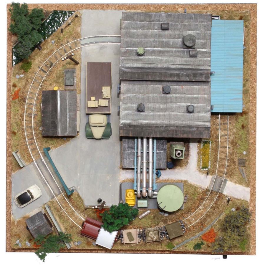 【希少品】 鋸屋根の工場をめぐるナローパイク　：池田邦彦　塗装済完成品　1/80サイズ 【CEG4346282436】(156800円)