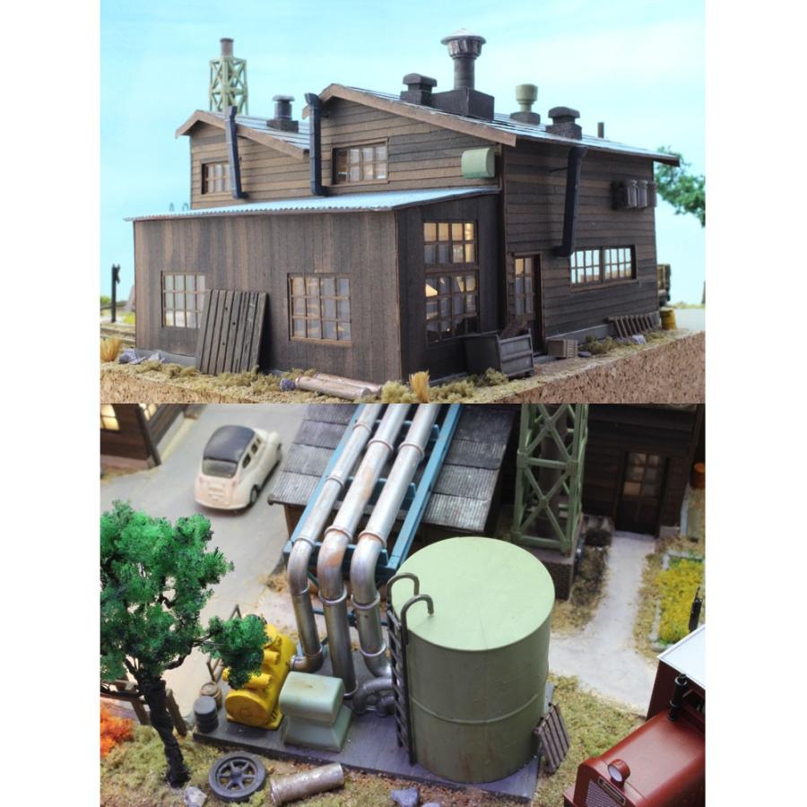 【希少品】 鋸屋根の工場をめぐるナローパイク　：池田邦彦　塗装済完成品　1/80サイズ 【CEG4346282436】(156800円)