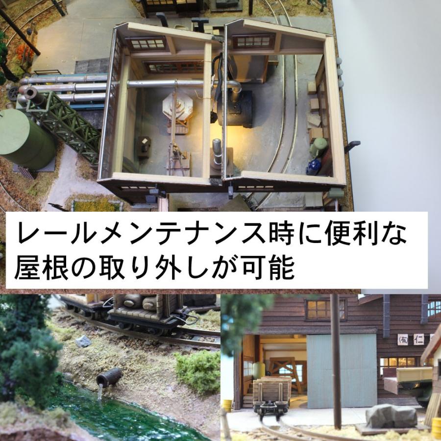 【希少品】 鋸屋根の工場をめぐるナローパイク　：池田邦彦　塗装済完成品　1/80サイズ 【CEG4346282436】(156800円)