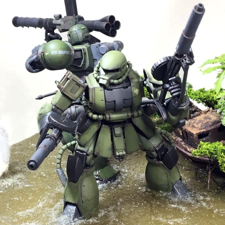 Buddy（ZAKU I + II） ：ヒロセヒロシ 塗装済完成品 1/144 : さかつう