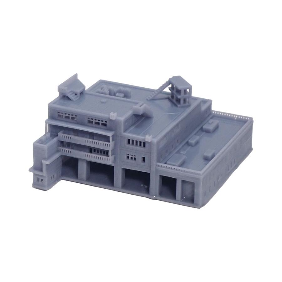 消防署 ：Diorama City 建物3D未塗装キット 1/600サイズ 3010 : さか