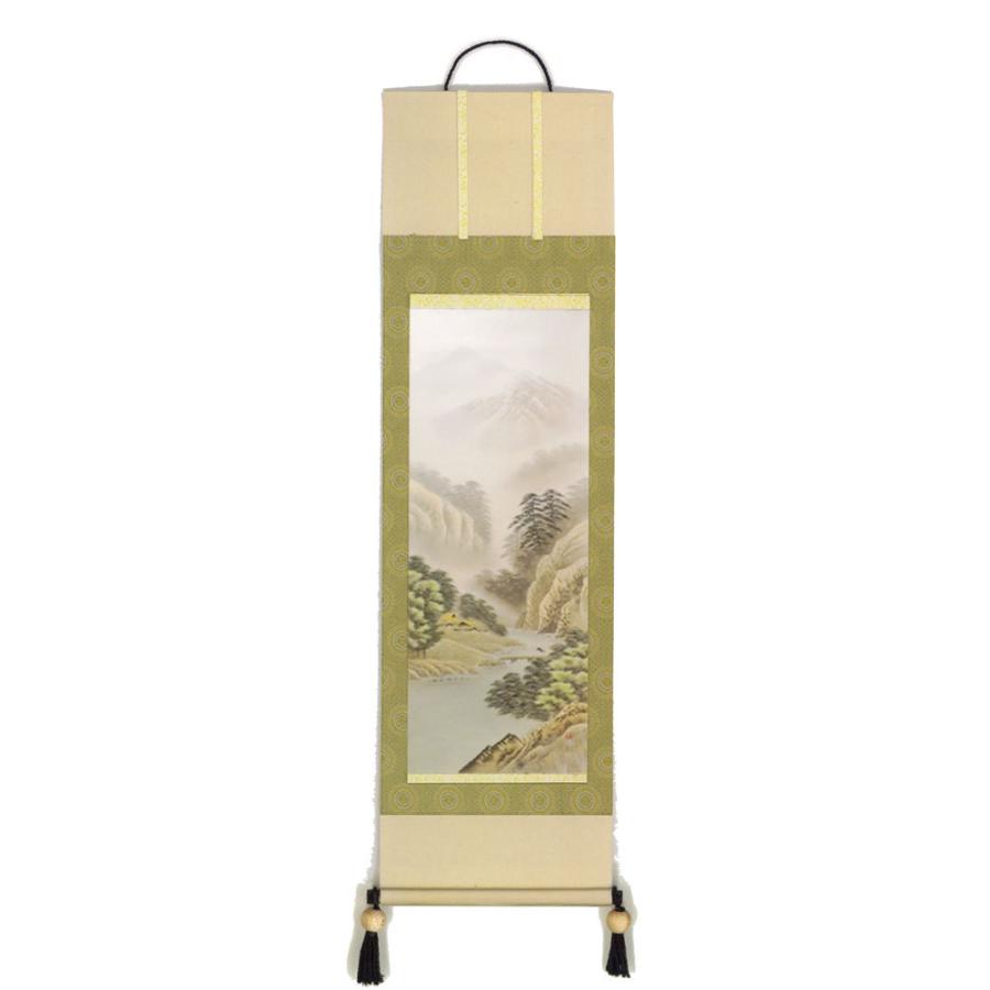 模型】掛け軸「彩色山水」 ： Matsumoto Craft Works 松本与志彦 完成