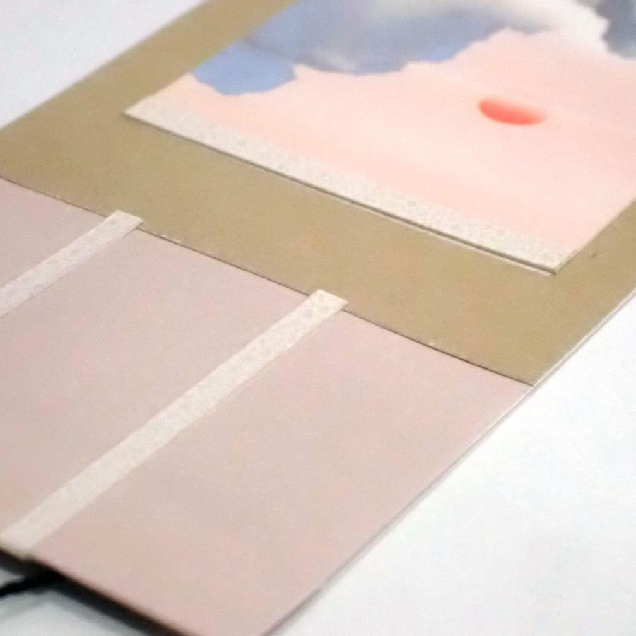 模型】掛け軸「彩色山水」 ： Matsumoto Craft Works 松本与志彦 完成