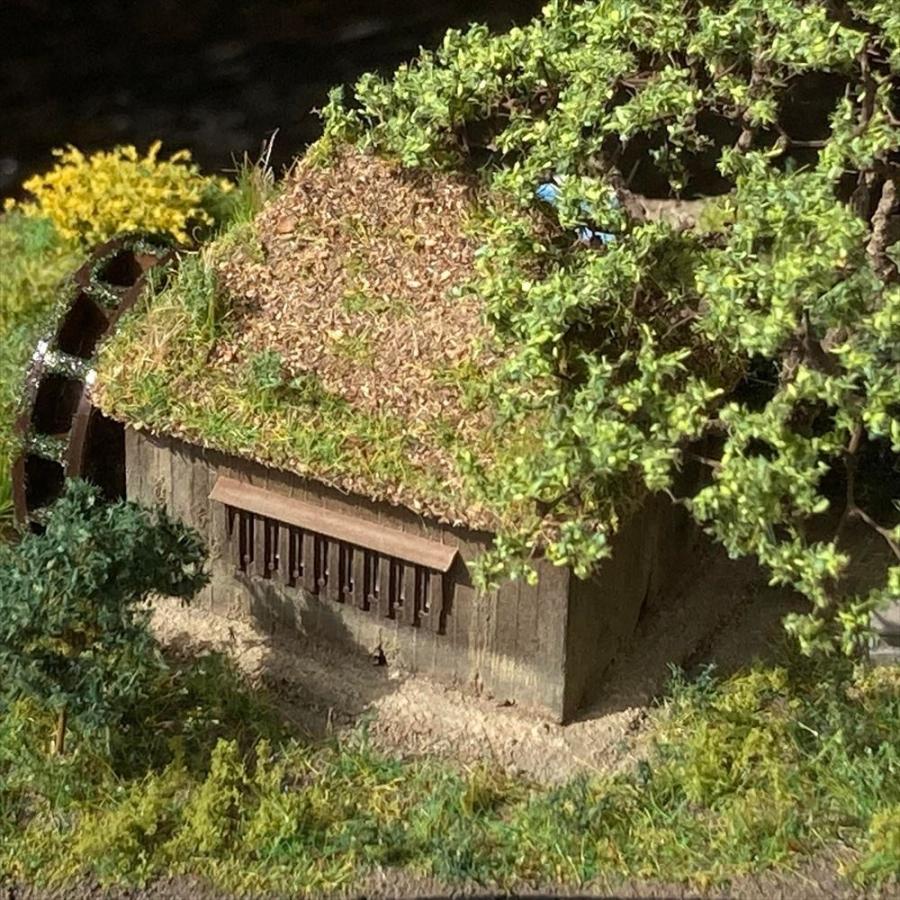 水車小屋のある風景 ：Art Stage K 塗装済完成品 1/150サイズ : さか