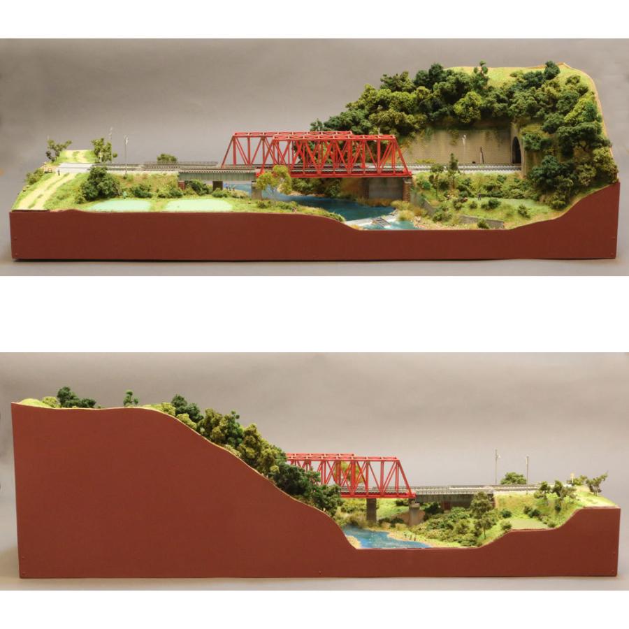 複線のトラス橋 ：松本典久 塗装済完成品 1/150サイズ : さかつう 