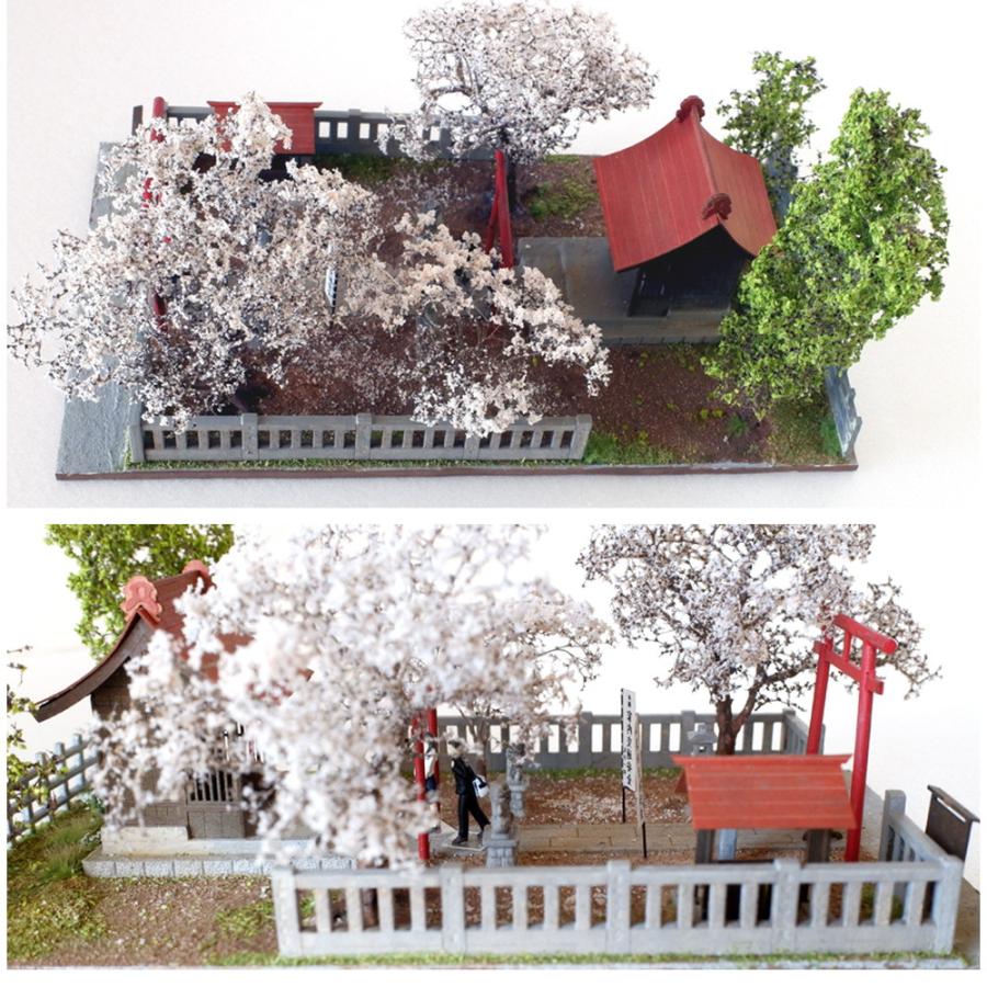 375-13 放課後の桜神社 ：モデリング375 塗装済完成品 1/80 : さかつう