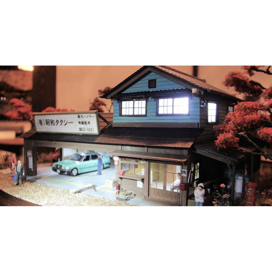 昭和タクシー ：昭和レトロ情景館 加瀬康之 塗装済完成品 1/80