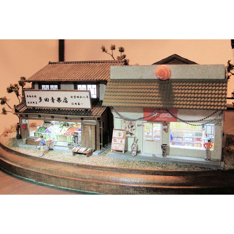 多田青果店&洋菓子店 :昭和レトロ情景館 加瀬康之 塗装済完成 多田青果店&洋菓子店 :昭和レトロ情景館 加瀬康之 塗装済完成