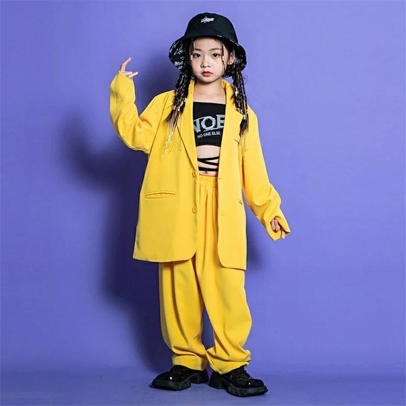 黄色 キッズ ダンス衣装 スーツ セットアップ シンプル かっこいい 上品 黄色 キッズ ダンス衣装 スーツ セットアップ シンプル かっこいい 上品