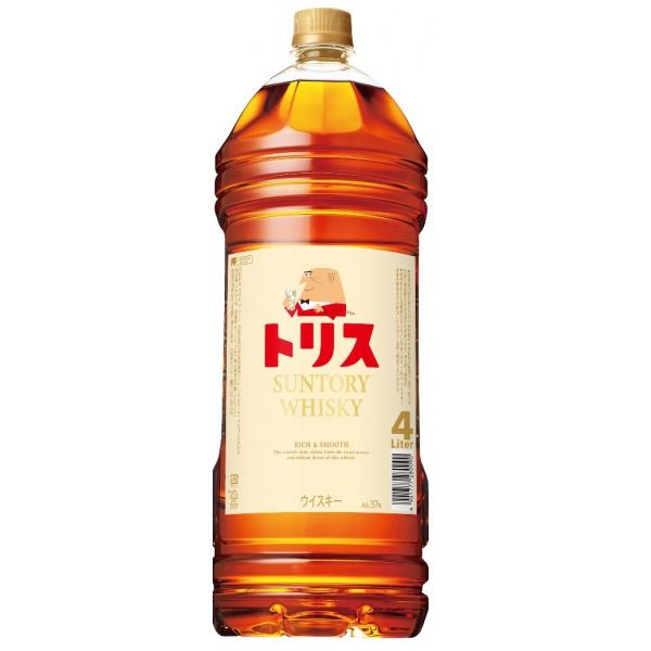 トリス ウイスキー 4000ml 2本 トリス ウイスキー サントリー トリスウイスキー 4L 4000ml×1本 : 酒