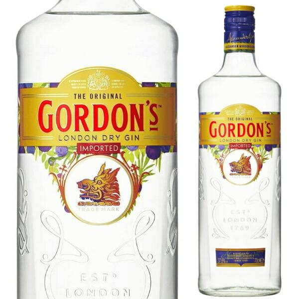ゴードン ロンドン ドライジン 700ml 37.5度 GIN カクテル ジン