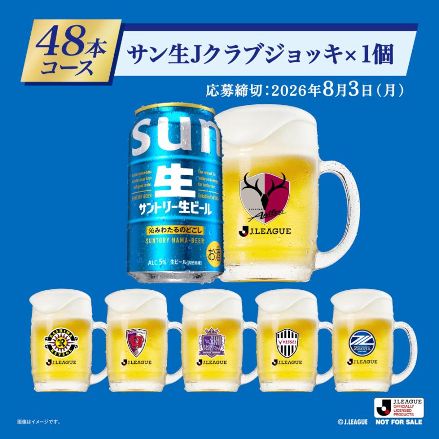 SUNTORY（サントリー） 生ビール 500ml×48本(2ケース) サン生 ビール