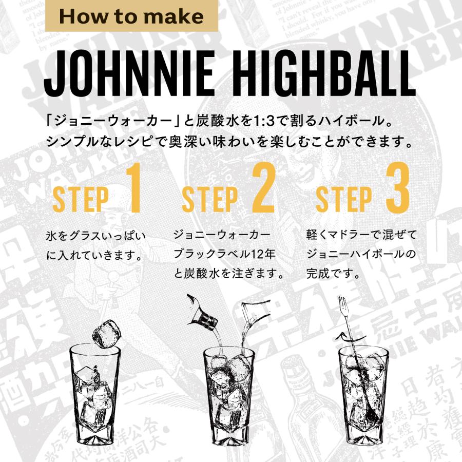 ジョニーウォーカー - 黒いこと下げ札 12年 1750ml×6本(1入れもの)