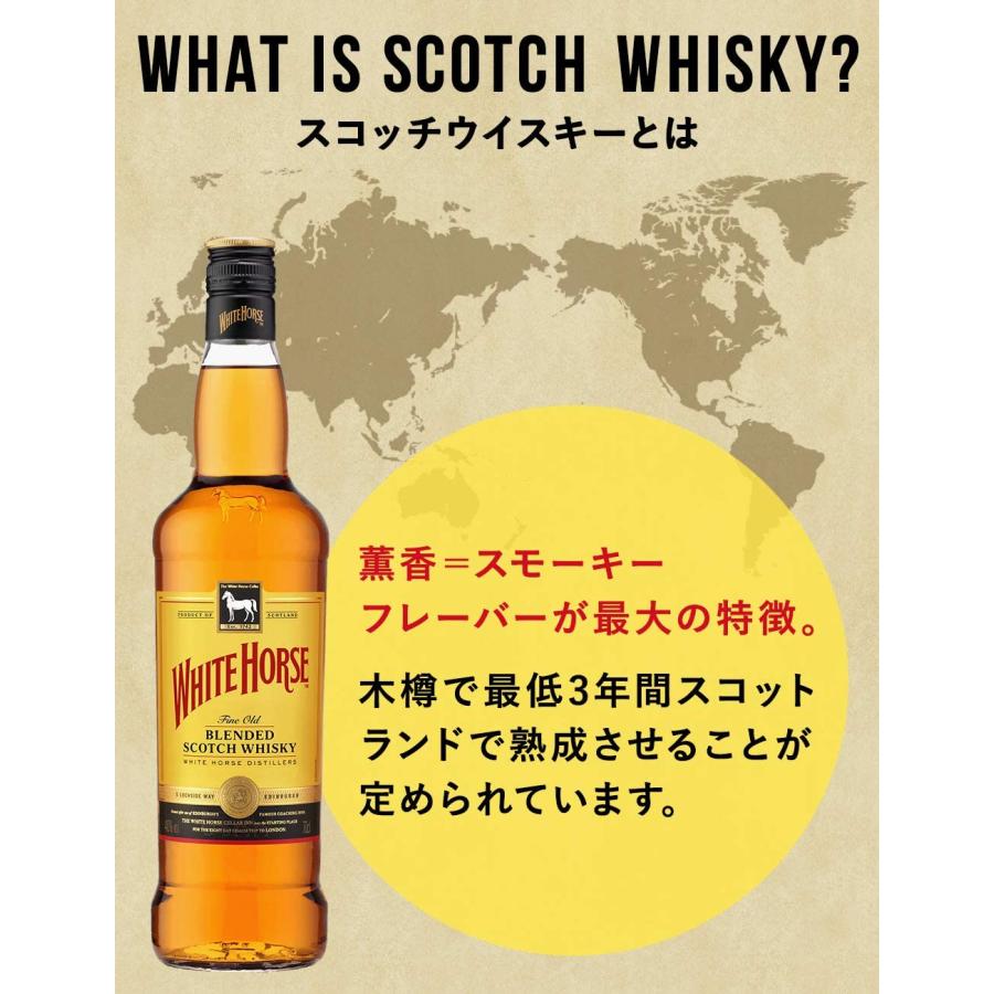 ホワイトホース ファインオールド 4000ml 4L×4本 1ケース 送料無料