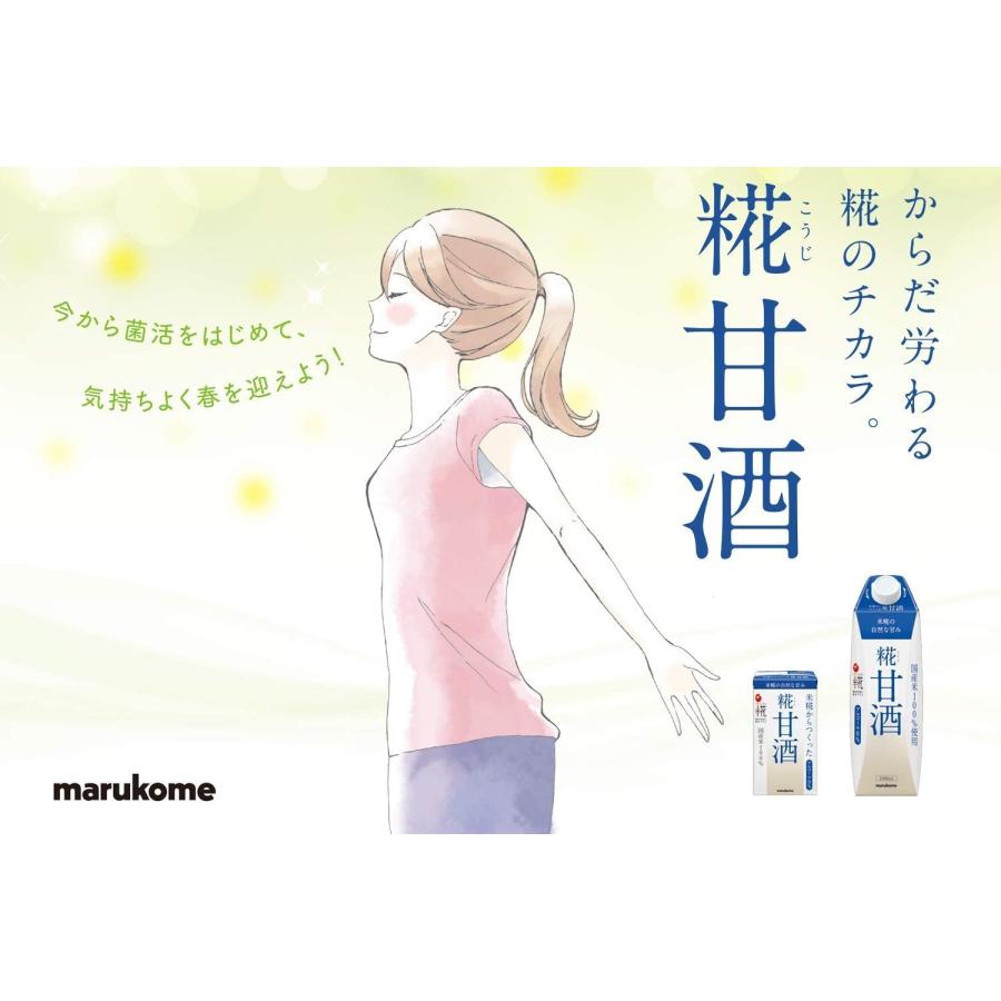 マルコメ プラス糀 糀甘酒 LL 1000ml ×6本 1ケース 送料無料 北海道 沖縄は送料1000円加算 代引不可 同梱不可 日時指定不可｜sakaz｜11