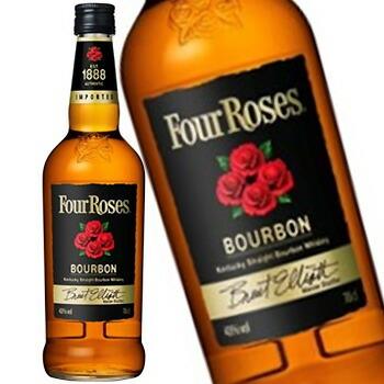 バーボン ウイスキー フォアローゼズ ブラック 40度 700ml : サカツ