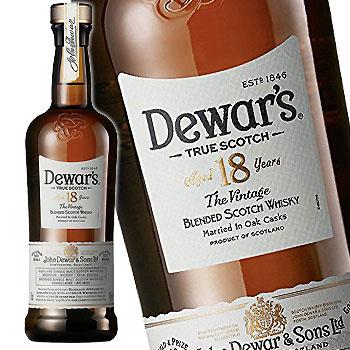 スコッチ ウイスキー デュワーズ 18年 40度 750ml : サカツ 
