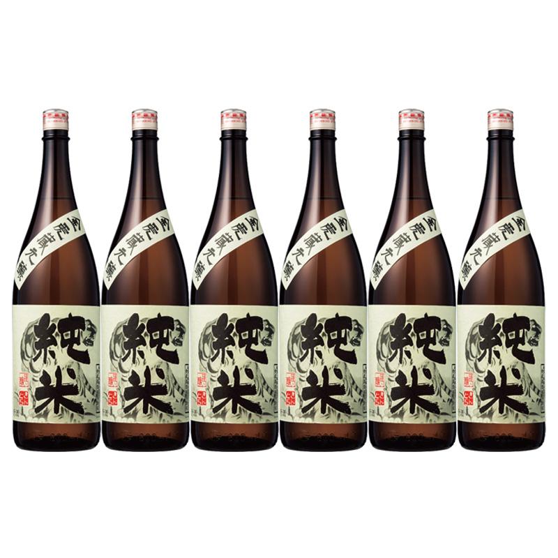 金虎 純米 1.8L 日本酒 1800ml 1ケース 6本入り 清酒 送料無料 北海道 