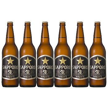 サッポロビール 黒ラベル 大瓶 633ml ビール6本セット : サカツ