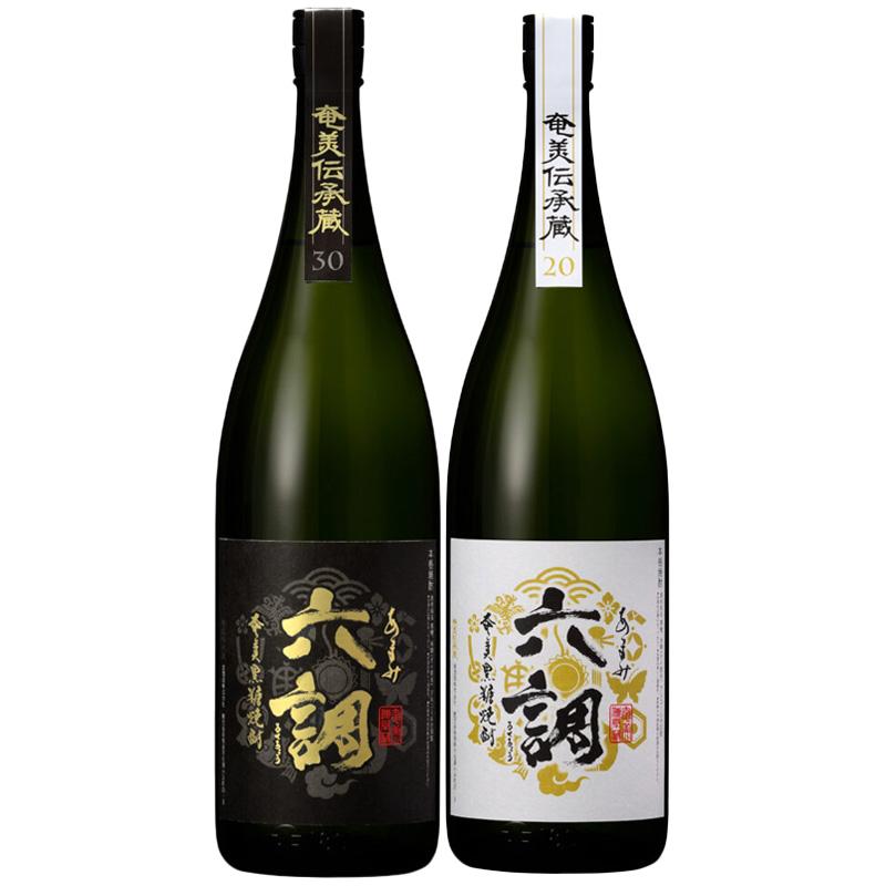 在庫限り あまみ六調 ろくちょう 黒白 ラベル 1.8L 1800ml 2本セット