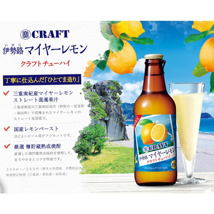 東海地区限定 寶 CRAFT 伊勢路マイヤーレモン クラフトチューハイ