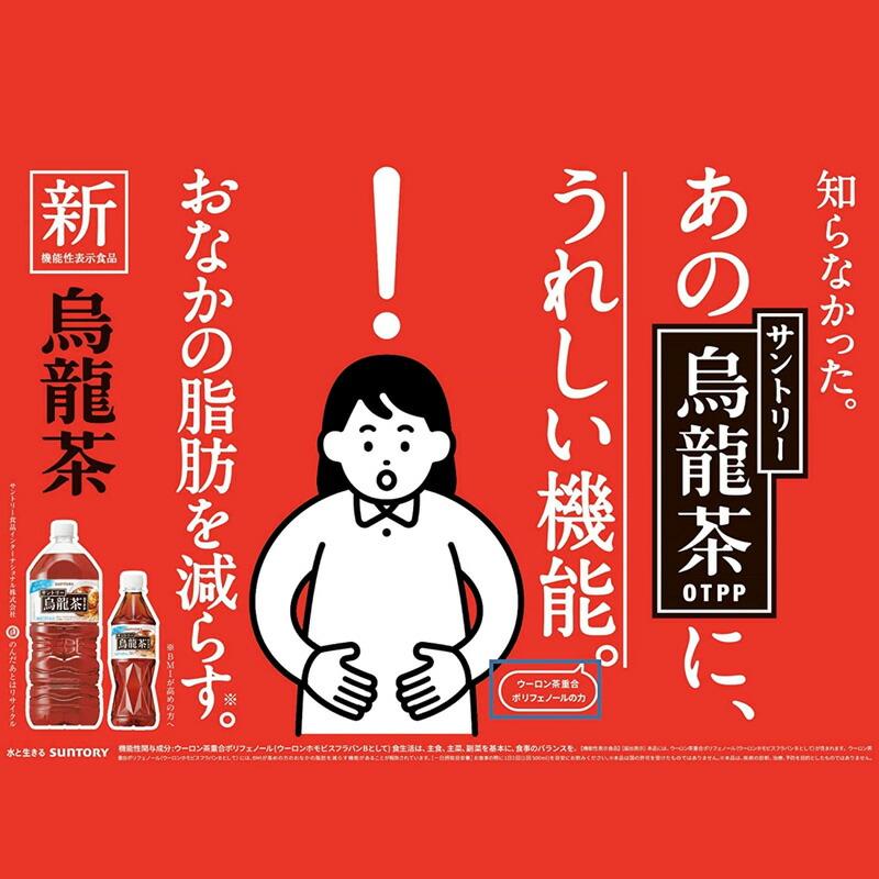 サントリー 烏龍茶 500ml ペット ×24本 1ケース 送料無料 北海道 沖縄は送料1000円 クール便は700円加算 ソフトドリンク｜sakaz｜02