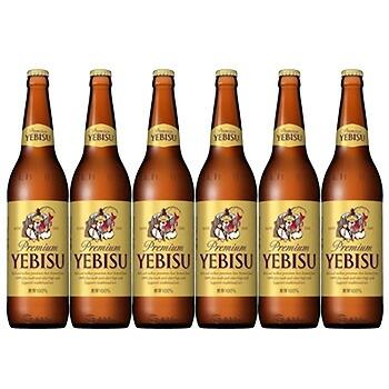 サッポロビール エビス 大瓶 633ml ビール6本セット YB6 : サカツ