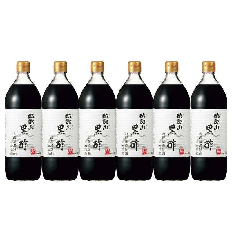 再×14入荷 内堀醸造 臨醐山 黒酢 臨醐山黒酢 900ml ×6本 通販 送料無料 内堀醸造 臨醐山黒酢 900ml×1本