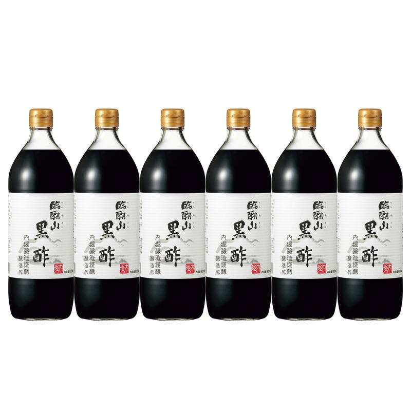 内堀醸造 臨醐山黒酢 900ml 6本セット 1ケース 岐阜県 送料無料 北海道