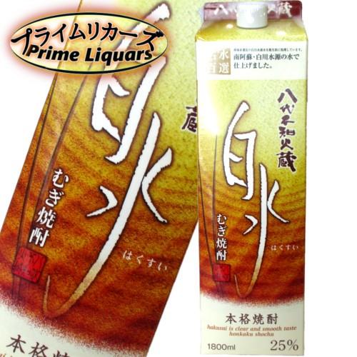 Ｋ白水　麦　２５度　1800mlパック｜sake-abc