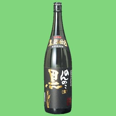【スッキリ飲み口！ワンランク上の本格麦焼酎！】　宗政　のんのこ黒　黒麹　麦100％　麦焼酎　25度　1800ml | 