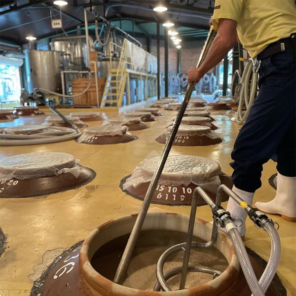 【黒麹特有の芳醇でキレのある甘みが魅力！】　オガタマ　鉄幹黒　黒麹　芋焼酎　古式甕仕込み　25度　900ml | オガタマ酒造 | 04