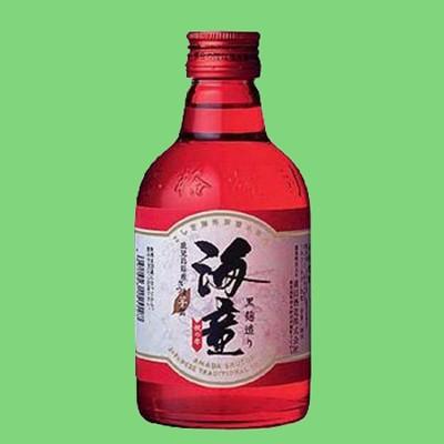 海童 祝の赤 黒麹 芋焼酎 こしき海洋深層水使用 25度 300ml : お酒の