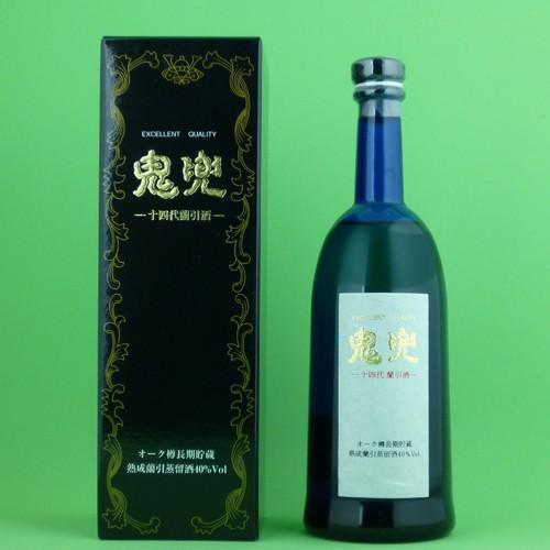 十四代 蘭引酒 鬼兜 オーク樽長期貯蔵 40％ 720ml 静岡県在住者限定販売】 鬼兜 十四代 蘭引焼酎 720ml 40% 高木