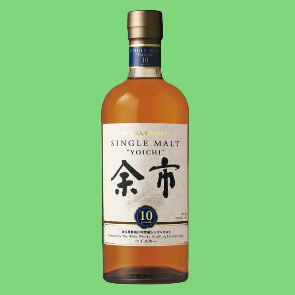 【未開栓・箱付】ニッカ シングルモルト 余市10年 700ml 45% 終売品 ニッカウヰスキー（NIKKA WHISKY） 【激レア！メーカー終売品