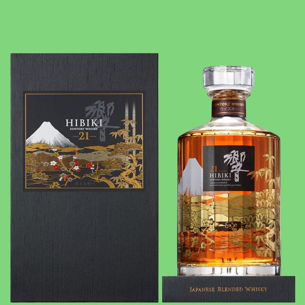 SUNTORY（サントリー） 【激レア！】 響21年 意匠ボトル 花鳥風月 43度
