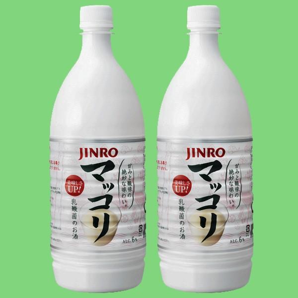 JINRO ジンロ マッコリ 1000mlペットボトル(1ケース/15本入り)(3) : お