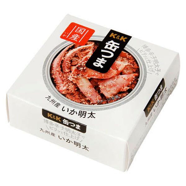 【送料無料！】　K&K　国分　缶つま　九州産　いか明太　40g×24缶セット(北海道・沖縄は送料+990円)(4)｜sake-first