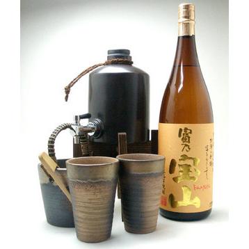 焼酎サーバー全セット版 （西酒造 富乃宝山 25度 1800ｍｌ）｜sake-gets