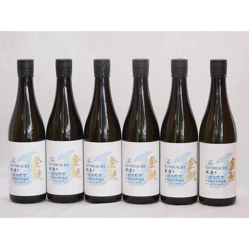 6本セット(愛知県日本酒 金鯱 寒造りしぼりたて生貯特別純米) 720ml×6本