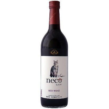 ワインセット 5本セット アルプス neco 赤ワイン 720ml×5本 (長野県)ネコワイン 猫ワイン