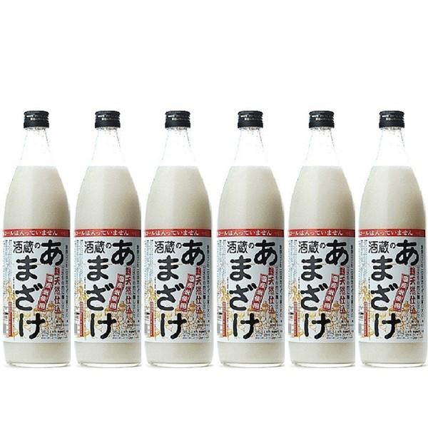 ぶんご銘醸 麹天然仕込 酒蔵のあまざけ 900ml×6本 あまざけ（甘酒）ノンアルコール 米麹 ぶんご銘醸（大分）｜sake-gets