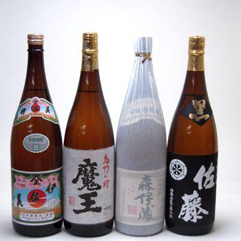 セレクション芋焼酎福袋4本セット(森伊蔵 伊佐美 魔王 佐藤黒)1800ml×4 