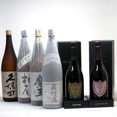 福袋6本セット(久保田萬寿1800ml 芋焼酎魔王1800ml 芋焼酎森伊蔵1800ml