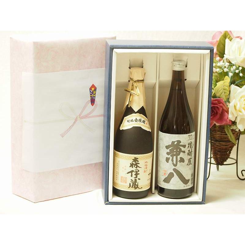プレミアムギフトボックス芋焼酎森伊蔵セット 麦焼酎兼八25°(大分県 