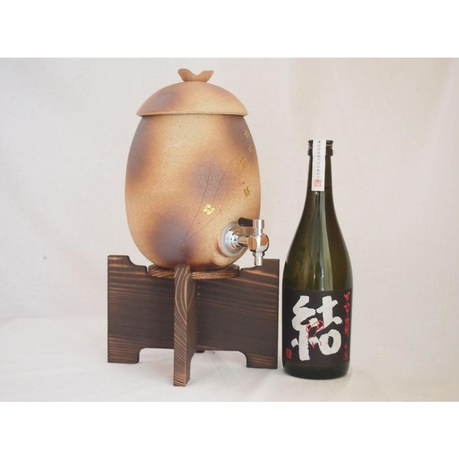 信焼・明山窯 焼酎サーバー 火色金小紋 2200cc(滋賀県)芋焼酎 濱田