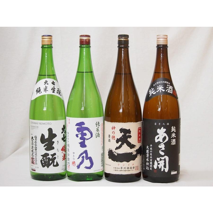 年最新海外 新潟 三重 青森 福島日本酒4本セット あさ開 昭和旭蔵 純米 岩手県 大七 生もと 純米 福島県 早川酒造 天一 純米 三重県 雪乃 純米酒 メール便なら送料無料 Feltfetish Com