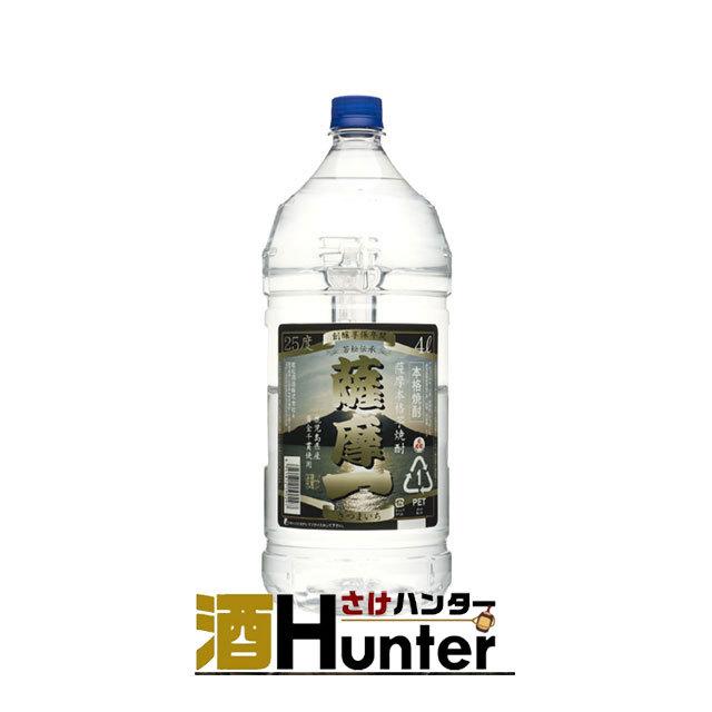 薩摩一　芋焼酎　25度　4000ml(4L)ペット | 若松酒造